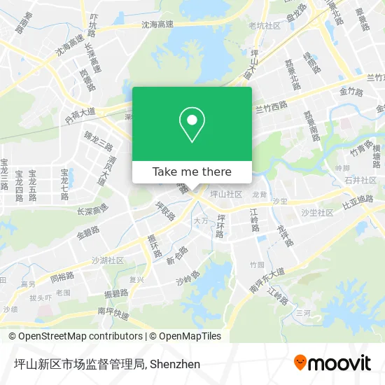 坪山新区市场监督管理局 map