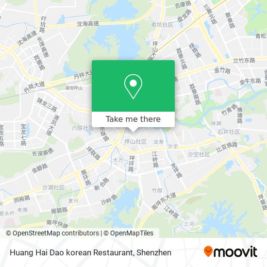 Huang Hai Dao korean Restaurant map