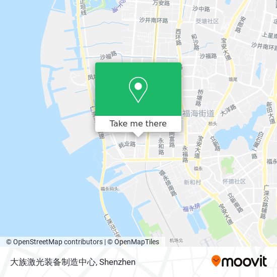 大族激光装备制造中心 map