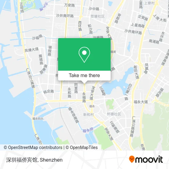 深圳福侨宾馆 map