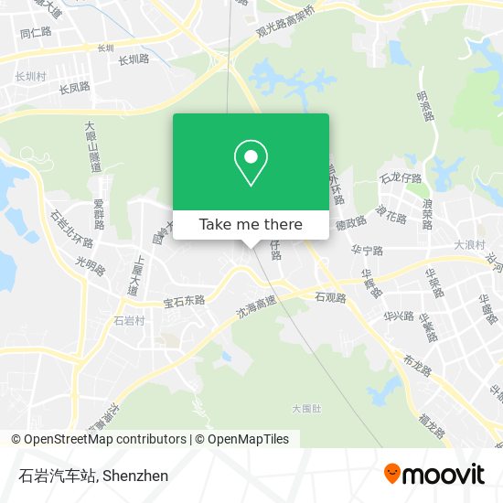 石岩汽车站 map