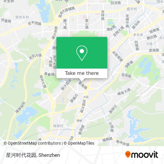 星河时代花园 map