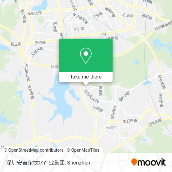 深圳安吉尔饮水产业集团 map