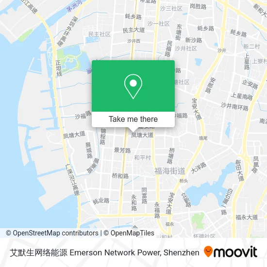 艾默生网络能源 Emerson Network Power map