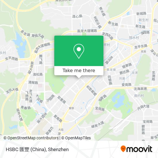 HSBC 匯豐 (China) map