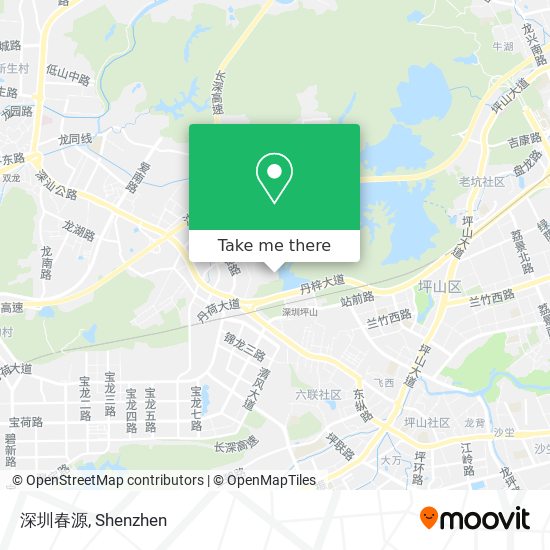 深圳春源 map