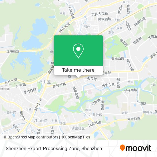 Shenzhen Export Processing Zone map