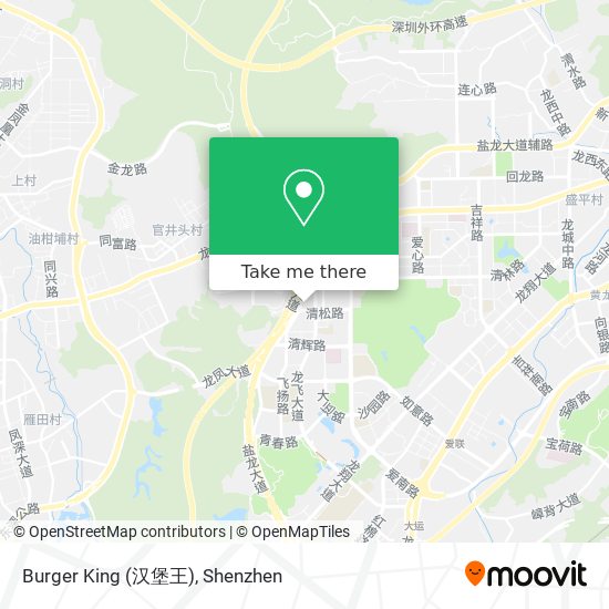 Burger King (汉堡王) map