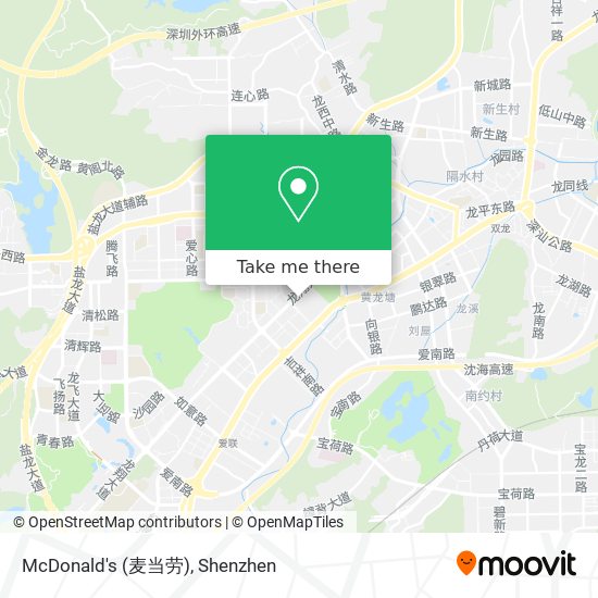 McDonald's (麦当劳) map