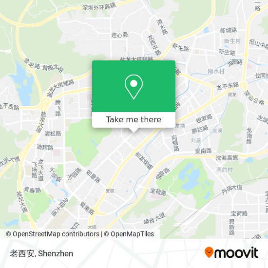 老西安 map