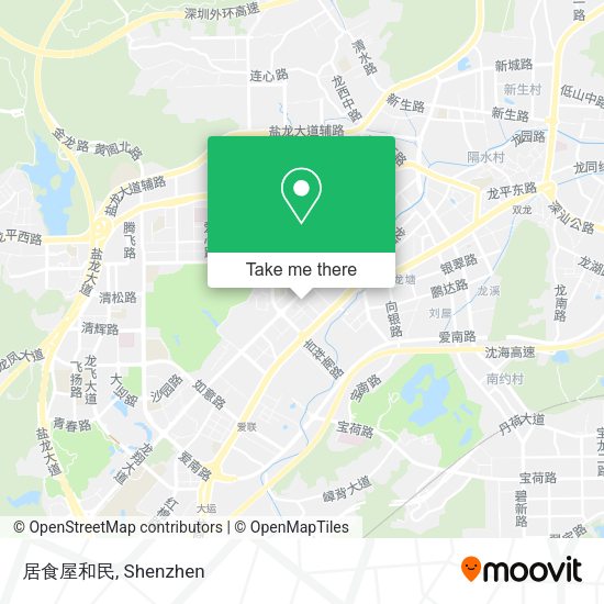 居食屋和民 map