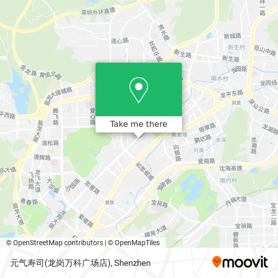元气寿司(龙岗万科广场店) map