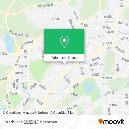 Starbucks (星巴克) map