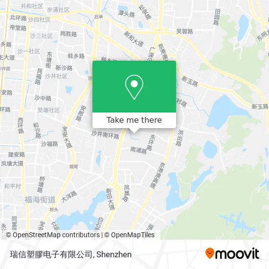 瑞信塑膠电子有限公司 map