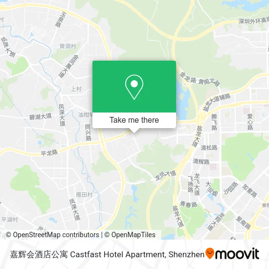 嘉辉会酒店公寓 Castfast Hotel Apartment map