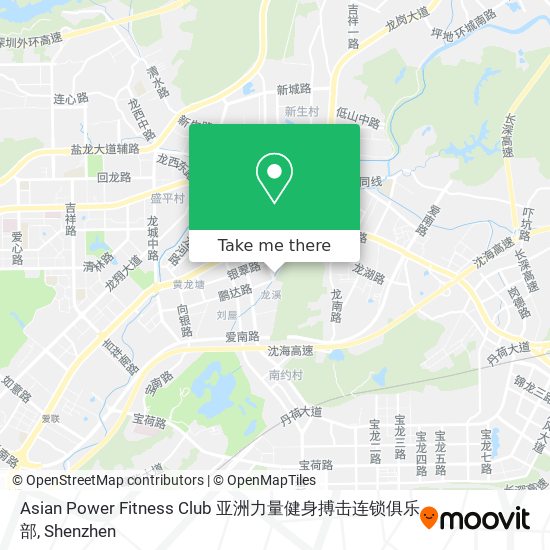 Asian Power Fitness Club 亚洲力量健身搏击连锁俱乐部 map