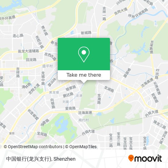 中国银行(龙兴支行) map