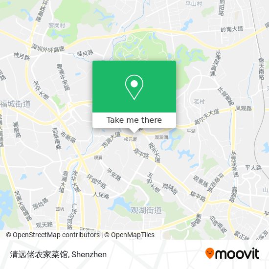 清远佬农家菜馆 map