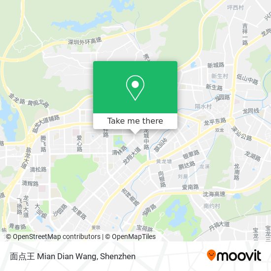 面点王 Mian Dian Wang map