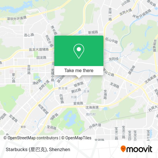 Starbucks (星巴克) map