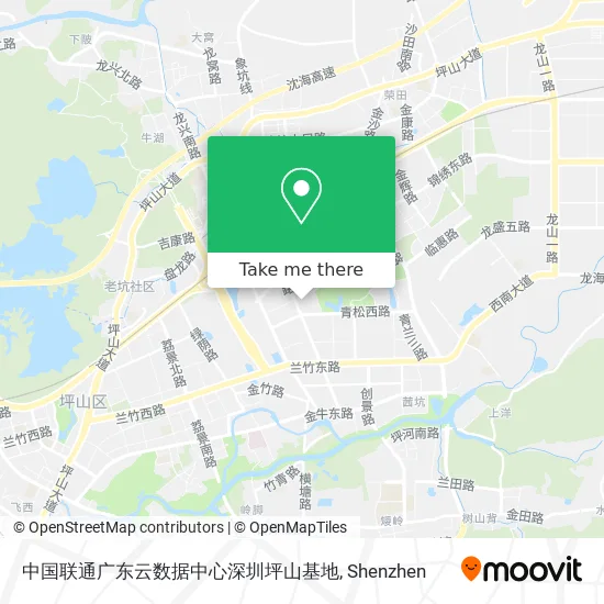 中国联通广东云数据中心深圳坪山基地 map