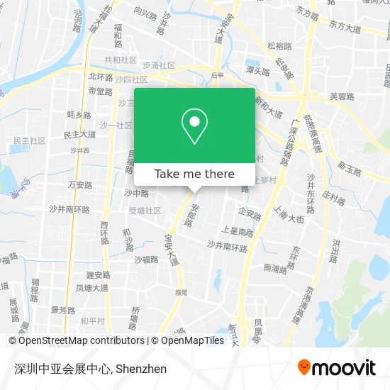 深圳中亚会展中心 map
