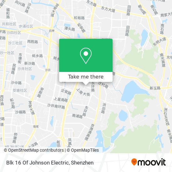 Blk 16 Of Johnson Electric map
