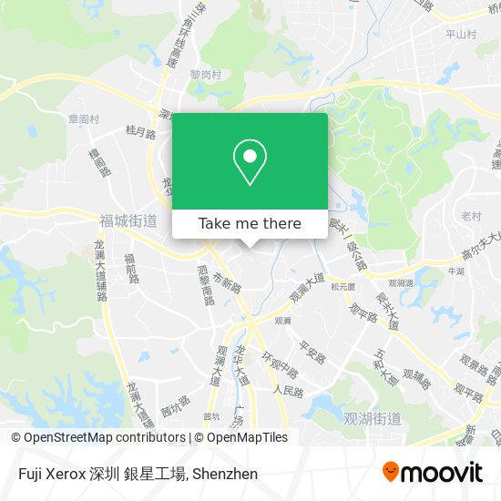 Fuji Xerox 深圳 銀星工場 map