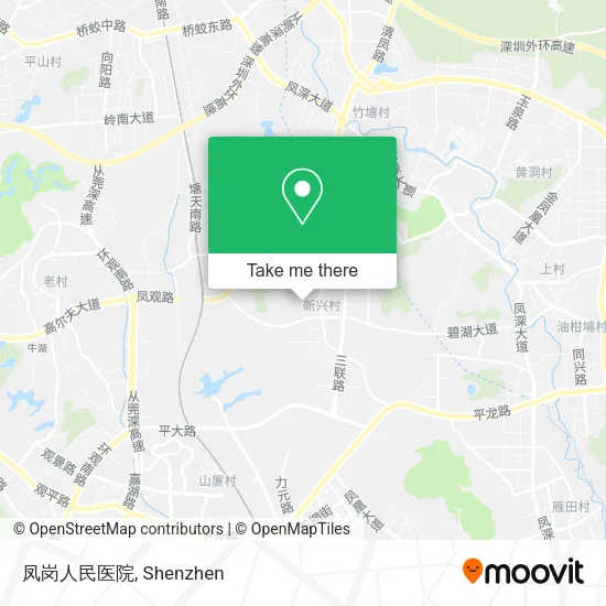 凤岗人民医院 map