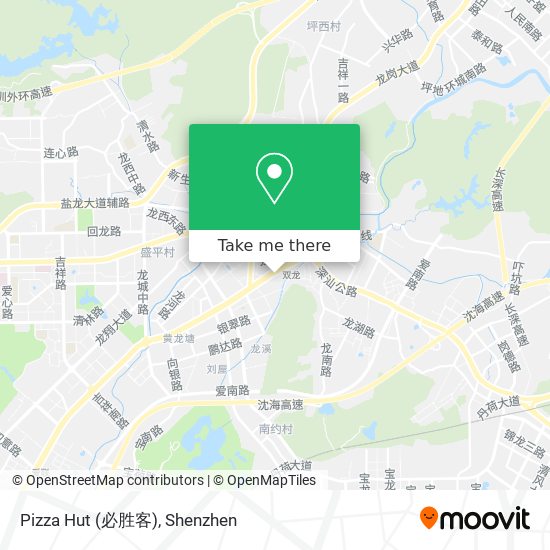 Pizza Hut (必胜客) map