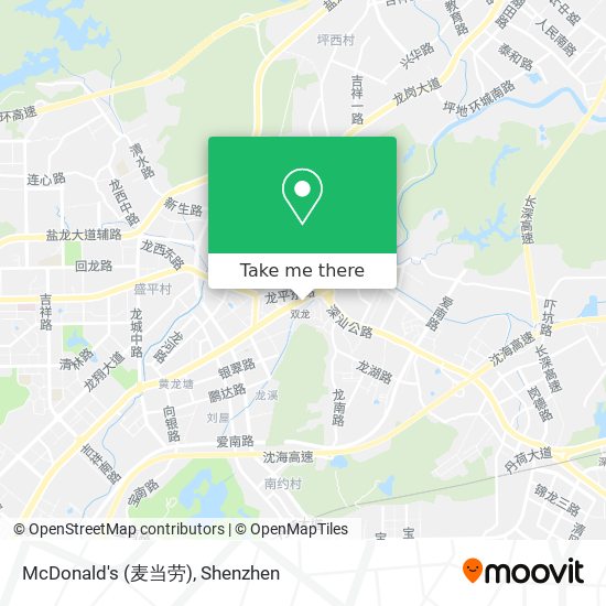 McDonald's (麦当劳) map