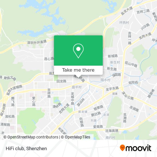 HiFi club map