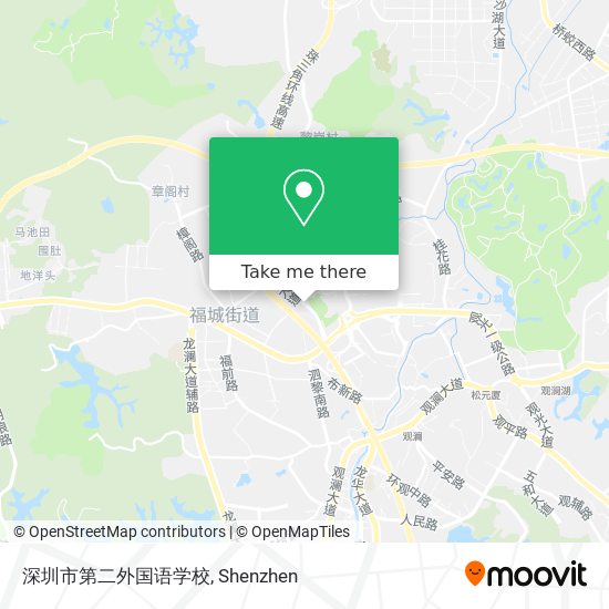 深圳市第二外国语学校 map