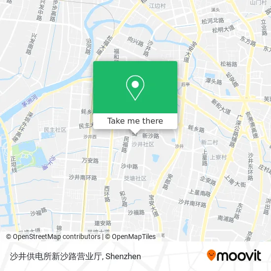 沙井供电所新沙路营业厅 map