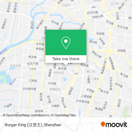 Burger King (汉堡王) map