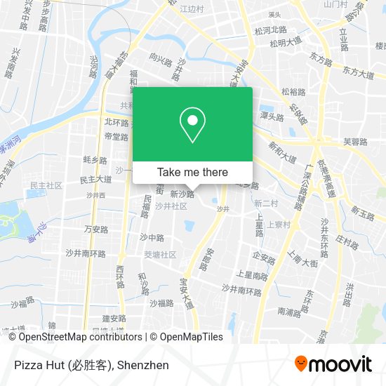 Pizza Hut (必胜客) map