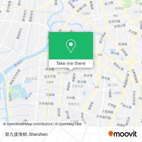 新九拢海鲜 map