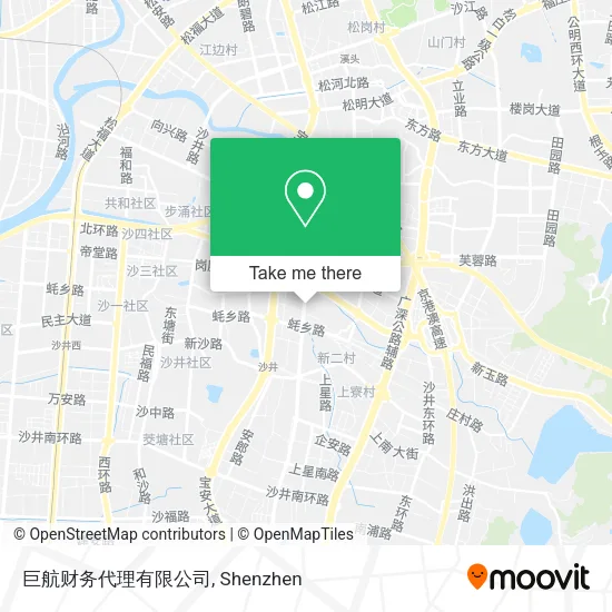 巨航财务代理有限公司 map