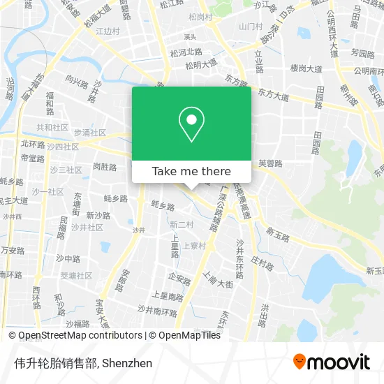伟升轮胎销售部 map