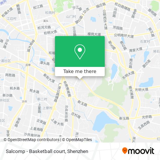 Salcomp - Basketball court map