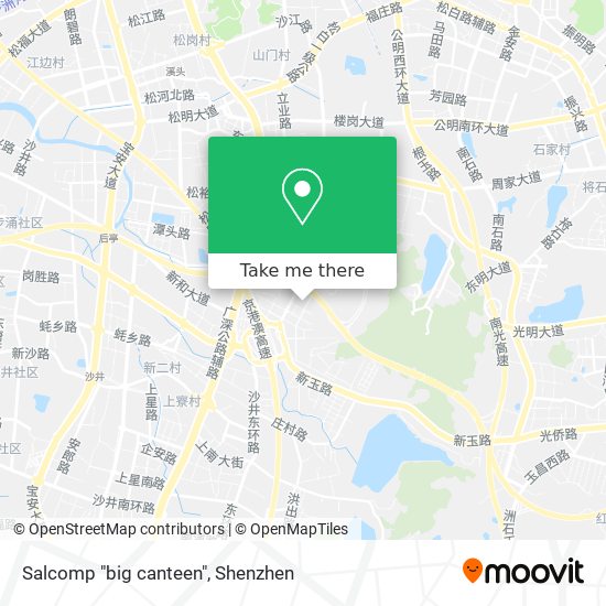 Salcomp "big canteen" map