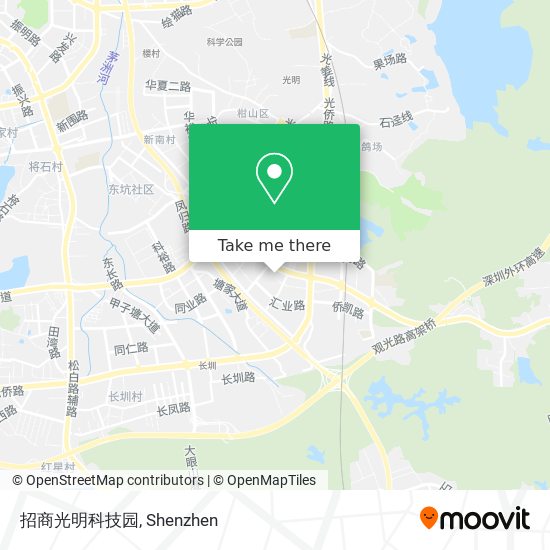 招商光明科技园 map