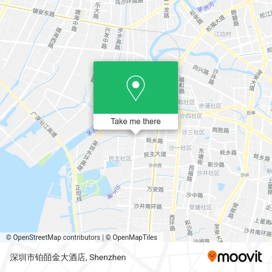 深圳市铂皕金大酒店 map