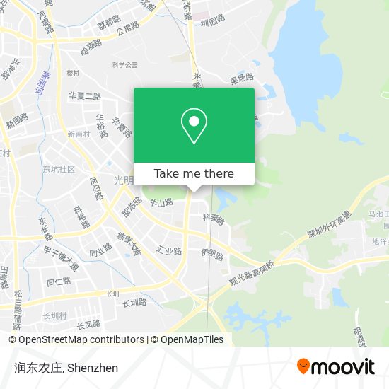 润东农庄 map