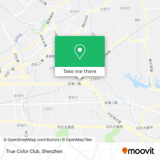 True Color Club map