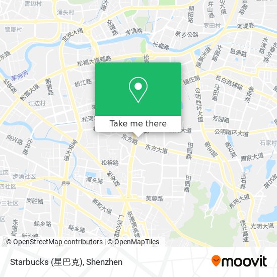 Starbucks (星巴克) map