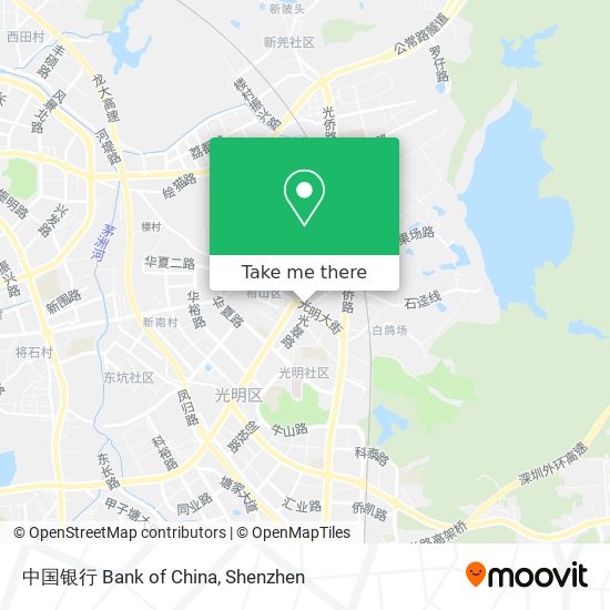 中国银行 Bank of China map