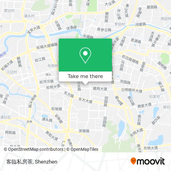 客臨私房茶 map