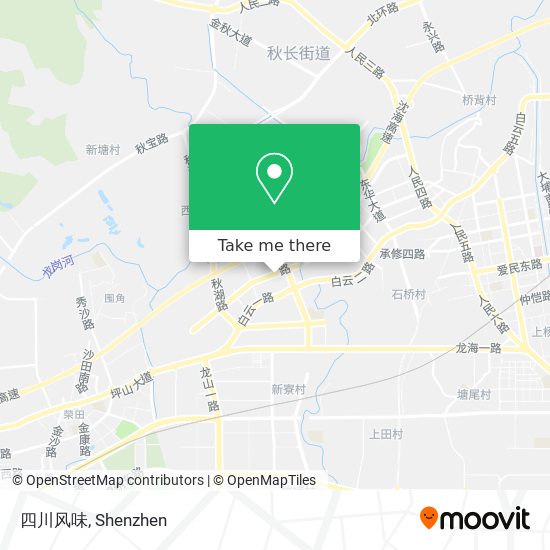 四川风味 map