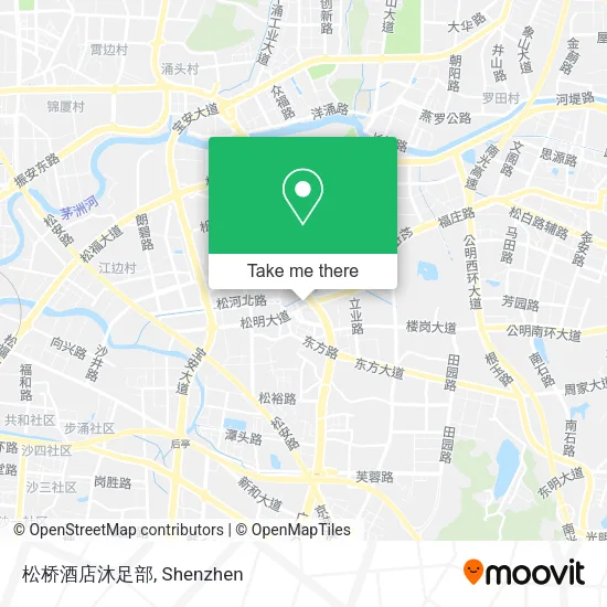 松桥酒店沐足部 map